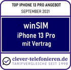 Top iPhone 13 Pro Angebot - clever-telefonieren.de