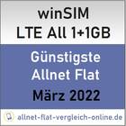 winSIM Günstigste Allnet Flat - allnet-flat-vergleich-online.de