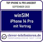 Top iPhone 14 Pro Angebot - clever-telefonieren.de