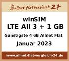 Günstigste 4 GB Allnet Flat - allnet-flat-vergleich-24.de