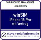 Top Angebot iPhone15 Pro mit Vertrag - clever-telefonieren.de