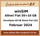 Günstigste 60 GB Allnet Flat - allnet-flat-vergleich-24.de