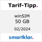 Tarif-Tipp winSIM 50 GB - smartklar.de